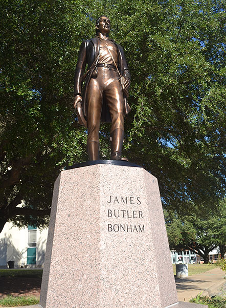 Bronze statue of James Butler Bonham