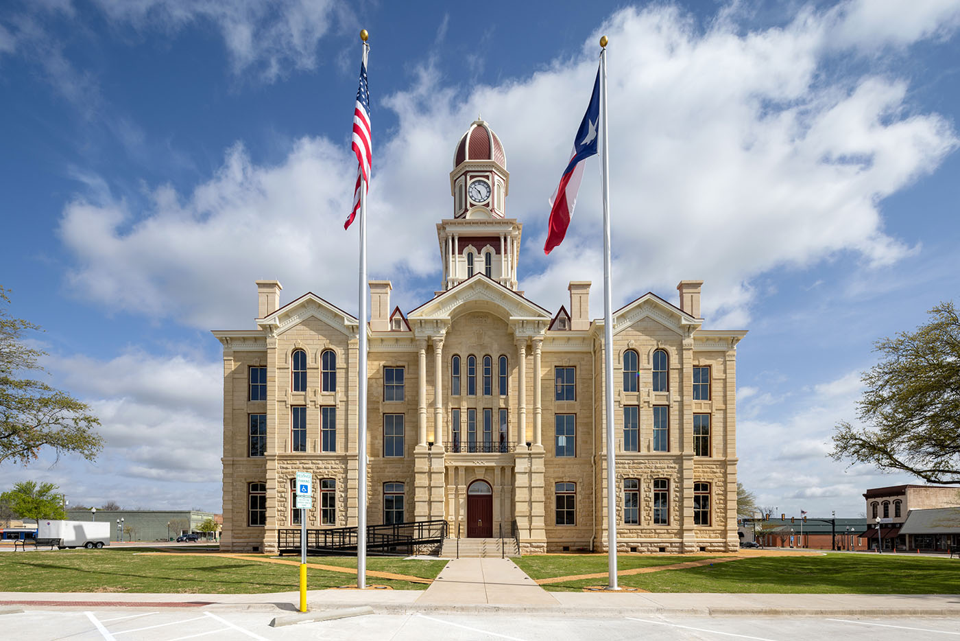 Exterior of Fannin County Courthouse - Photo Credit: Fannin County, by Chad Davis